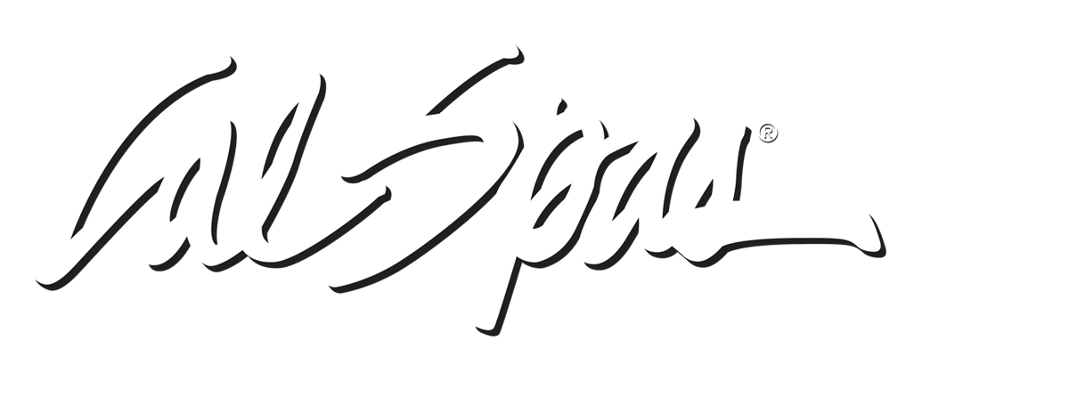 Calspas White logo hot tubs spas for sale Las Vegas